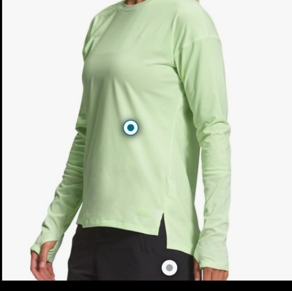 THE NORTH FACE women's Long Sleeve Actiweae Top , Color lime Green, Size M. - Picture 1 of 11